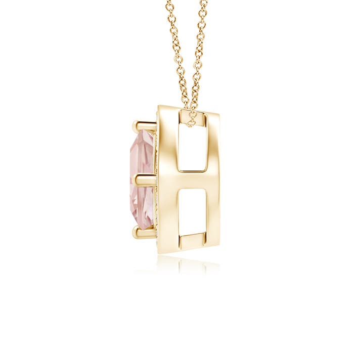 AAA - Morganite / 0.54 CT / 14 KT Yellow Gold