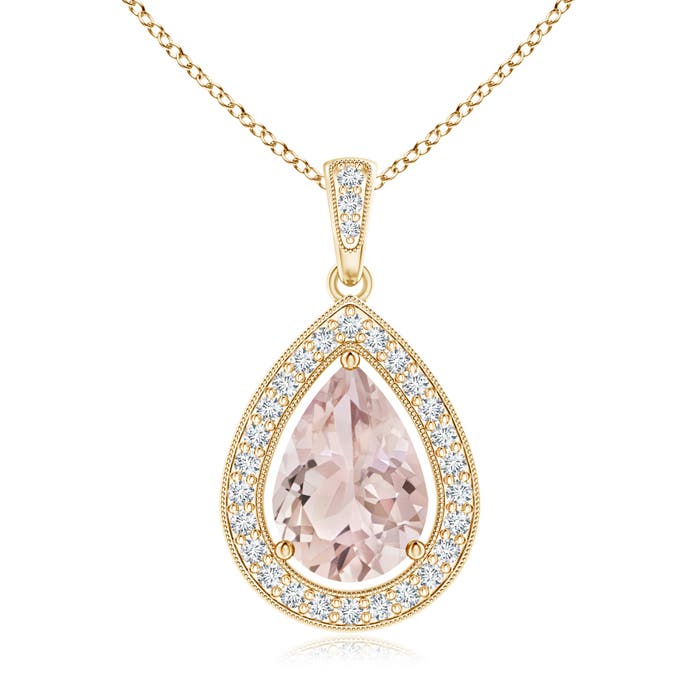 A - Morganite / 1.84 CT / 14 KT Yellow Gold