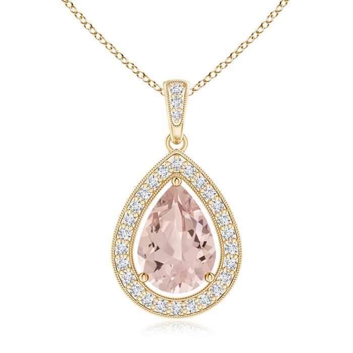 AA - Morganite / 1.84 CT / 14 KT Yellow Gold