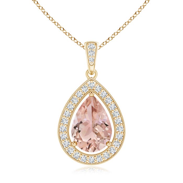 AAA - Morganite / 1.84 CT / 14 KT Yellow Gold