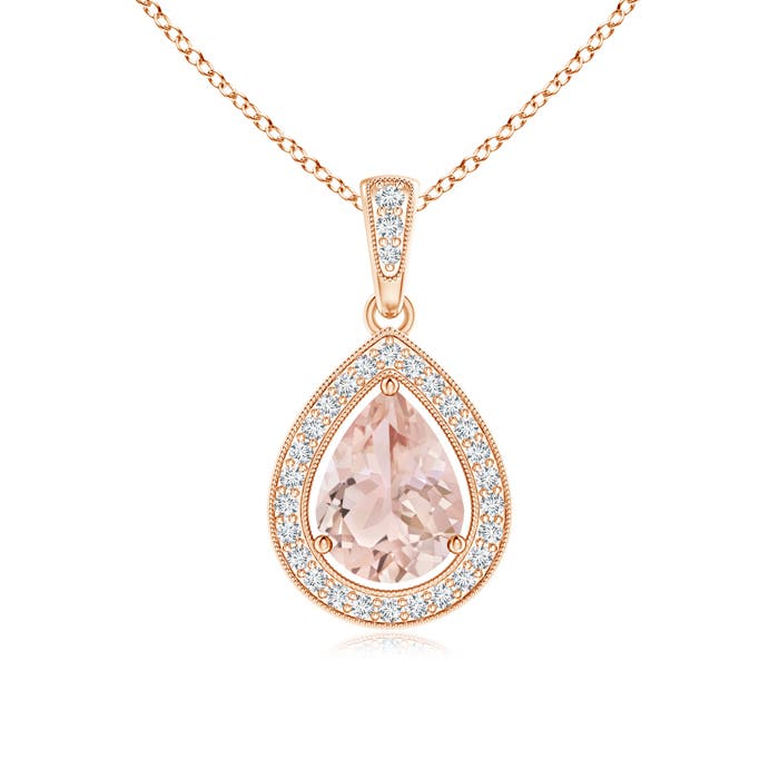 AAA - Morganite / 1.1 CT / 14 KT Rose Gold