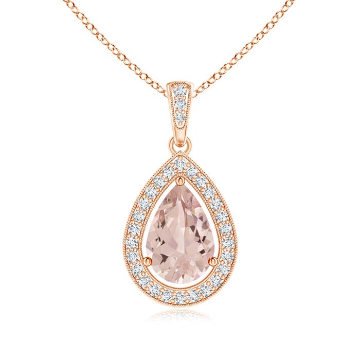 AA - Morganite / 1.33 CT / 14 KT Rose Gold