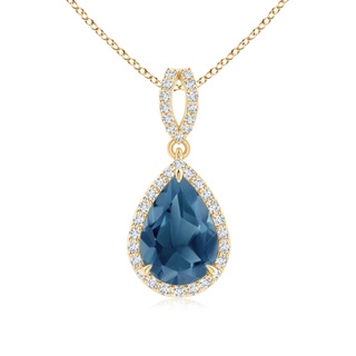 Pear A London Blue Topaz