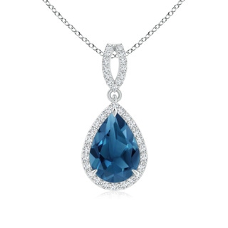 Pear AA London Blue Topaz