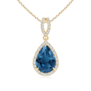 Pear AA London Blue Topaz