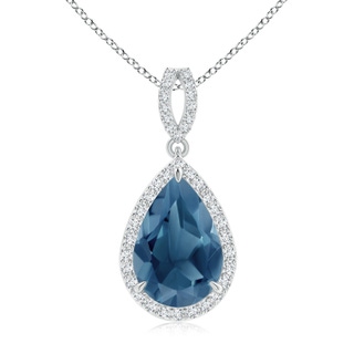 Pear A London Blue Topaz