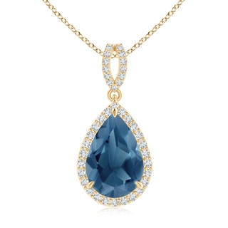 Pear A London Blue Topaz