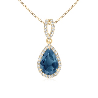 Pear A London Blue Topaz