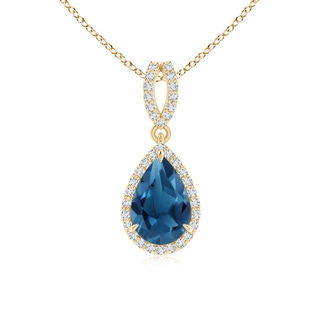Pear AA London Blue Topaz