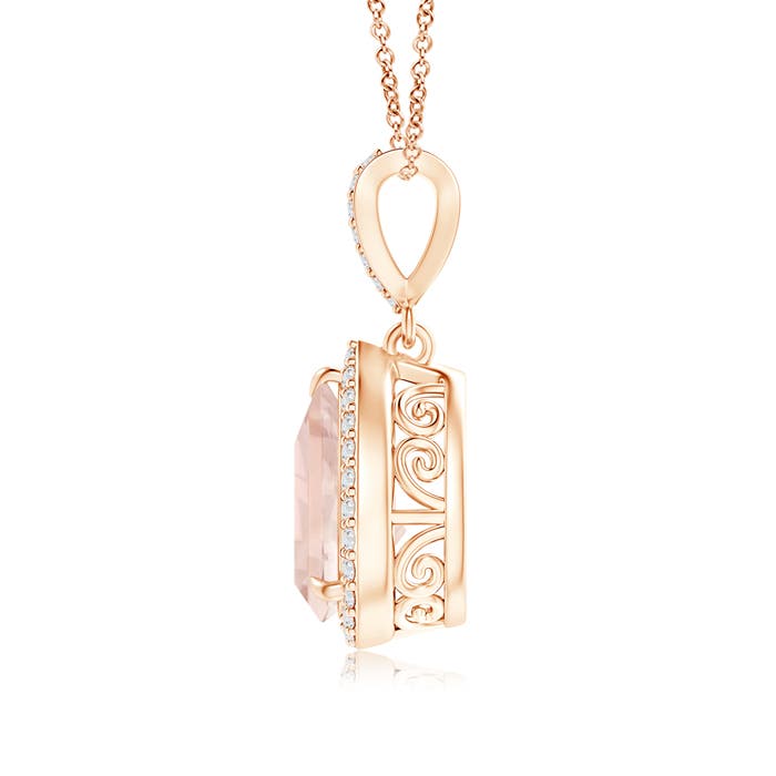 A - Morganite / 1.81 CT / 14 KT Rose Gold