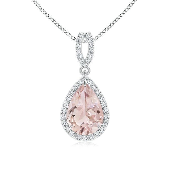 A - Morganite / 1.81 CT / 14 KT White Gold