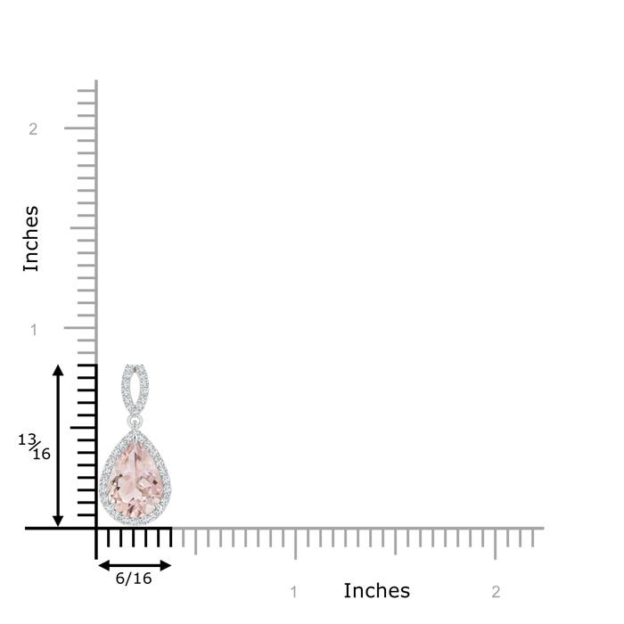 A - Morganite / 1.81 CT / 14 KT White Gold