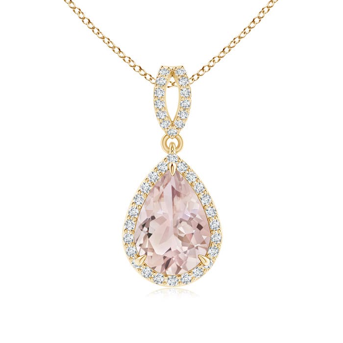 A - Morganite / 1.81 CT / 14 KT Yellow Gold