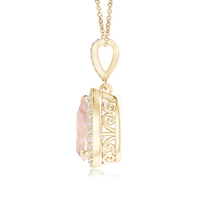 A - Morganite / 1.81 CT / 14 KT Yellow Gold