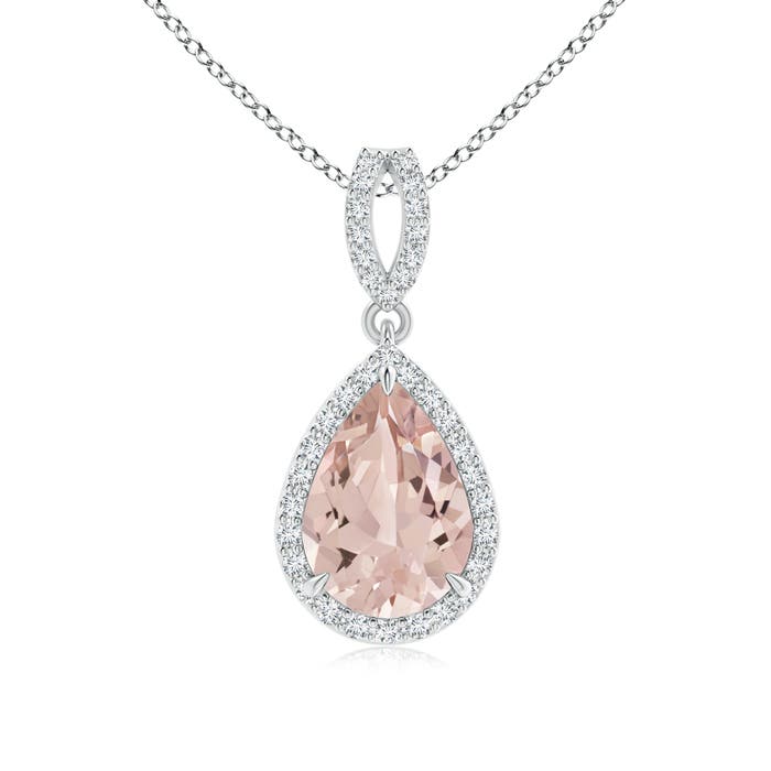 AA - Morganite / 1.81 CT / 14 KT White Gold