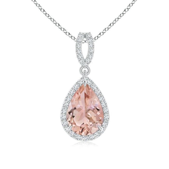 AAA - Morganite / 1.81 CT / 14 KT White Gold