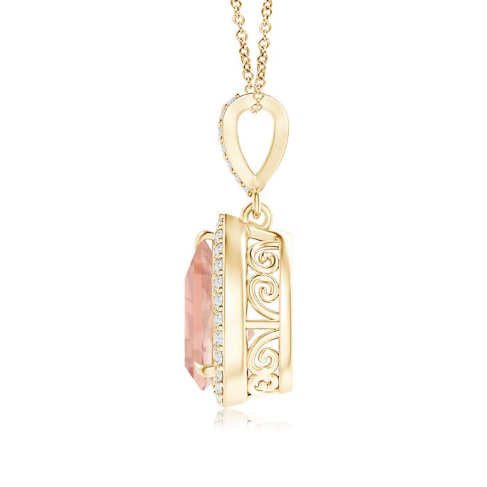 AAA - Morganite / 1.81 CT / 14 KT Yellow Gold