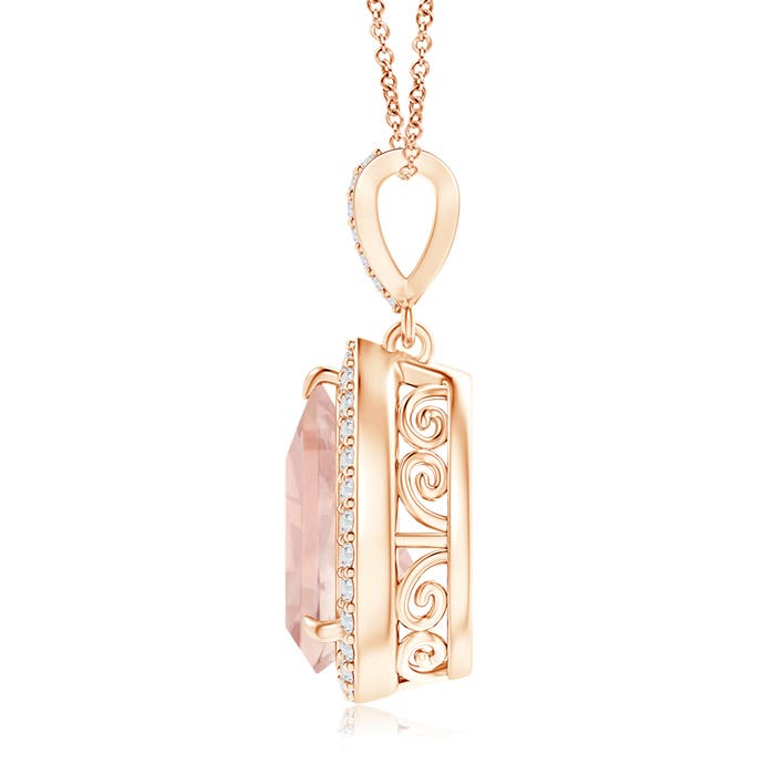 AA - Morganite / 2.52 CT / 14 KT Rose Gold