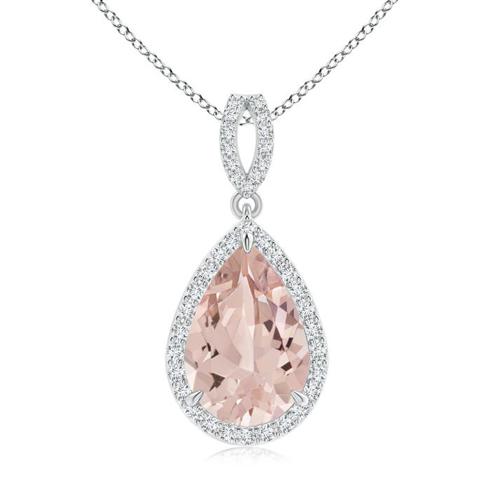 AA - Morganite / 2.52 CT / 14 KT White Gold