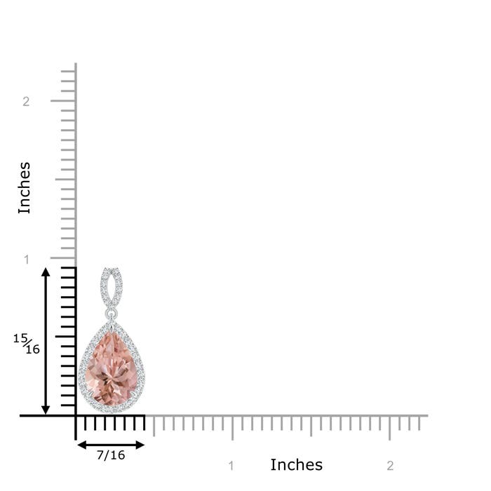 AAAA - Morganite / 2.52 CT / 14 KT White Gold