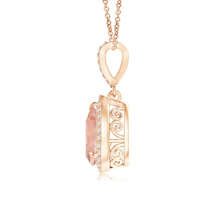 AAA - Morganite / 1.34 CT / 14 KT Rose Gold