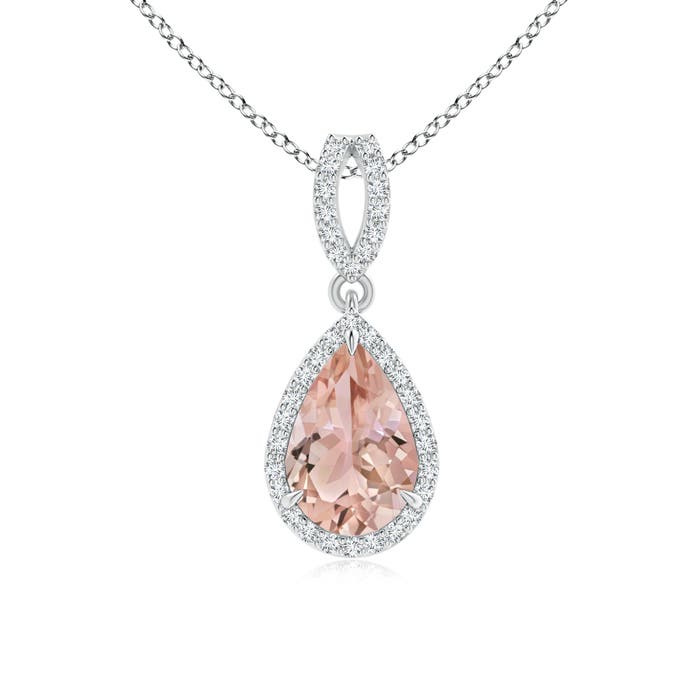 AAA - Morganite / 1.34 CT / 14 KT White Gold