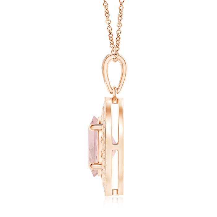 A - Morganite / 2.78 CT / 14 KT Rose Gold