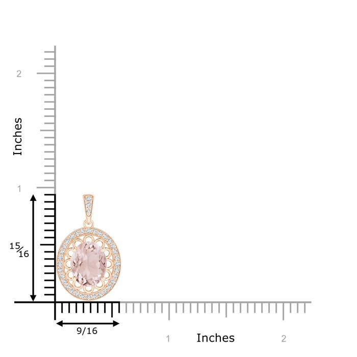 A - Morganite / 2.78 CT / 14 KT Rose Gold