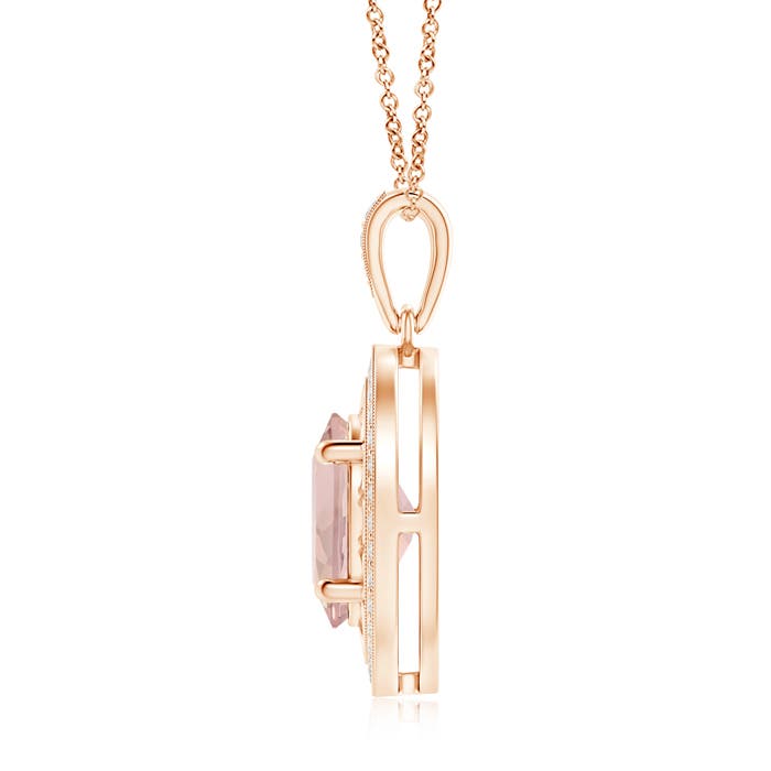 AA - Morganite / 2.78 CT / 14 KT Rose Gold