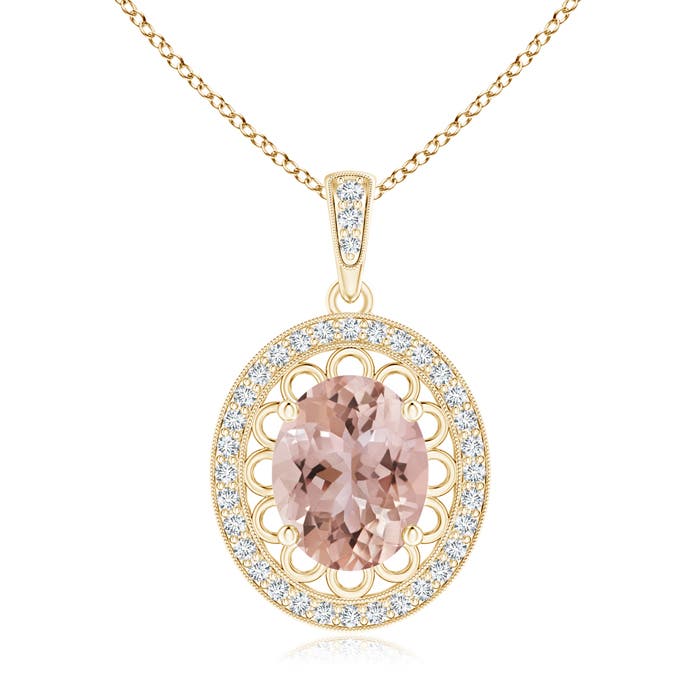 AAA - Morganite / 2.78 CT / 14 KT Yellow Gold