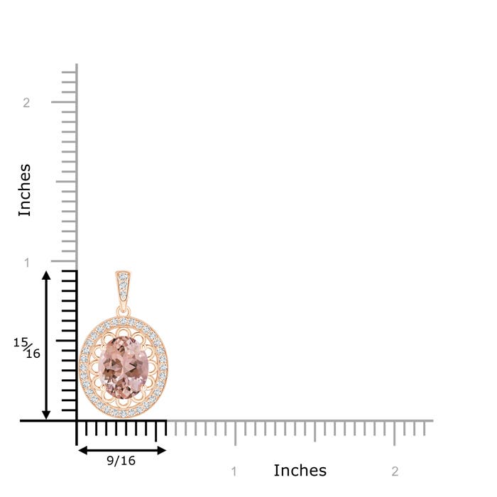 AAAA - Morganite / 2.78 CT / 14 KT Rose Gold