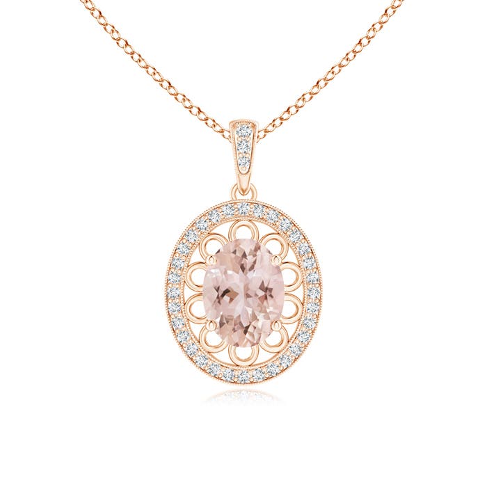 AAA - Morganite / 1.28 CT / 14 KT Rose Gold