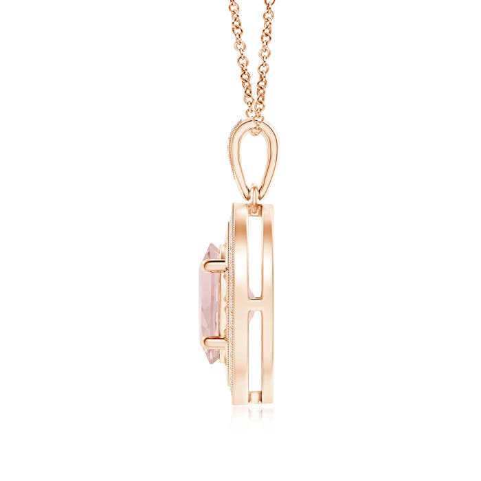 A - Morganite / 1.87 CT / 14 KT Rose Gold