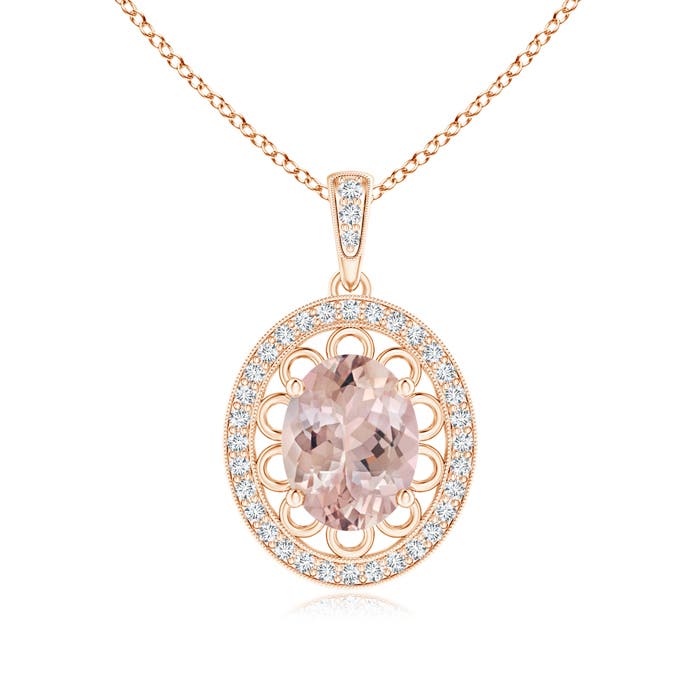 AA - Morganite / 1.87 CT / 14 KT Rose Gold