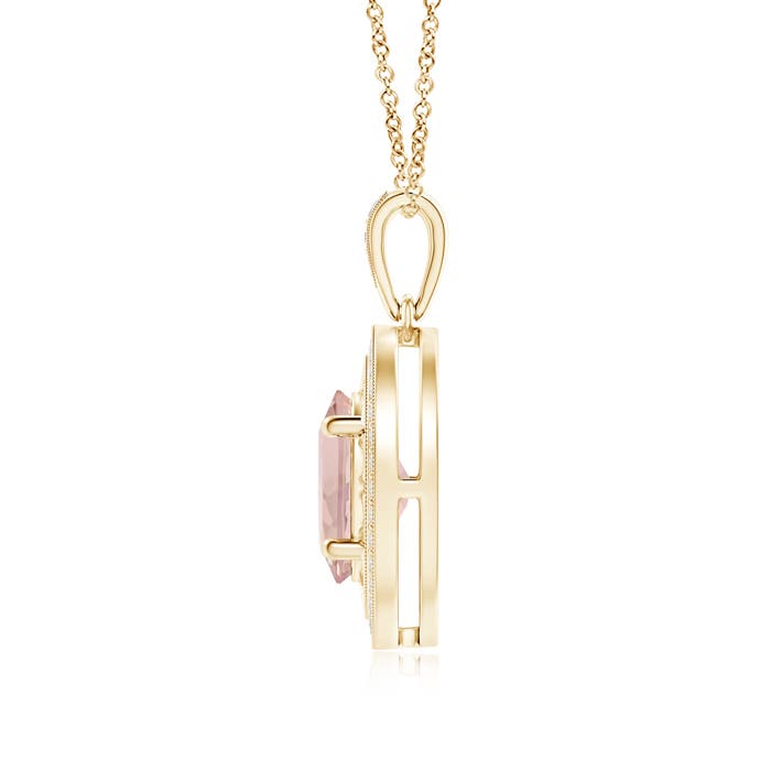 AA - Morganite / 1.87 CT / 14 KT Yellow Gold