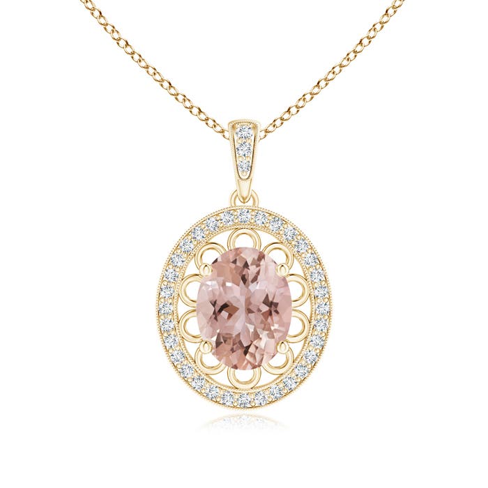 AAA - Morganite / 1.87 CT / 14 KT Yellow Gold