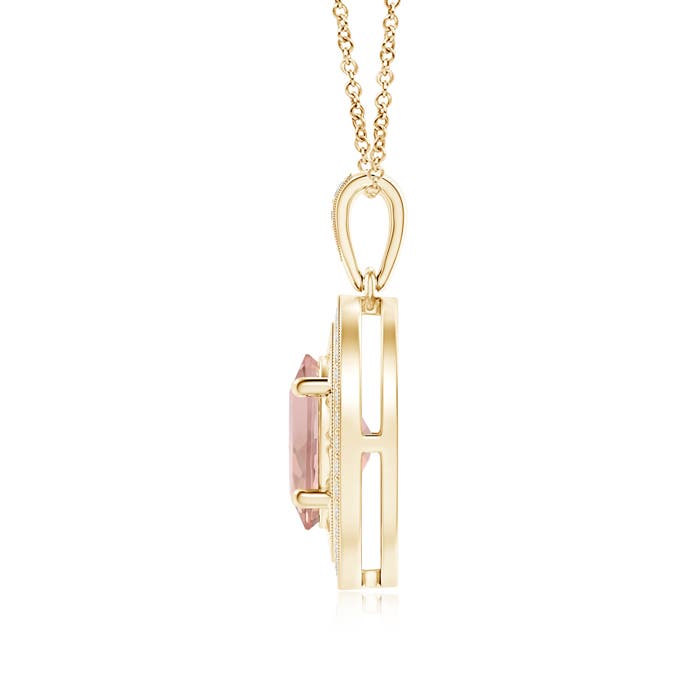 AAA - Morganite / 1.87 CT / 14 KT Yellow Gold