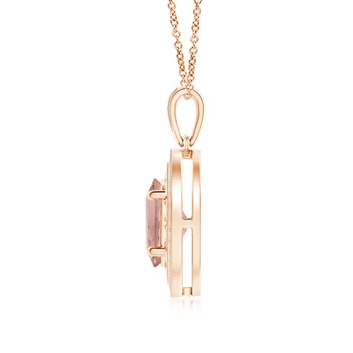 AAAA - Morganite / 1.87 CT / 14 KT Rose Gold