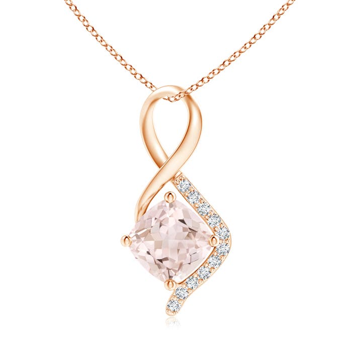 A - Morganite / 0.82 CT / 14 KT Rose Gold