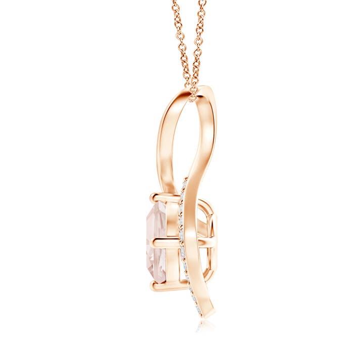 A - Morganite / 0.82 CT / 14 KT Rose Gold