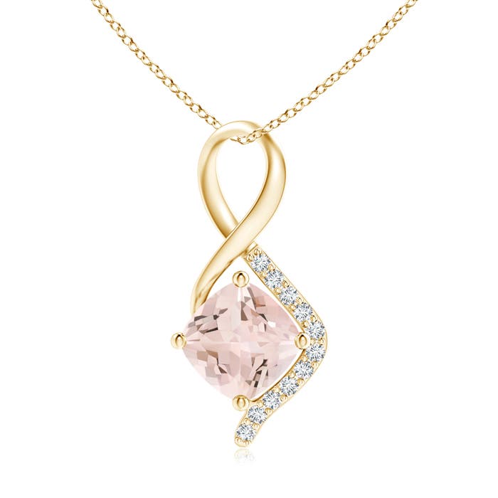 AA - Morganite / 0.82 CT / 14 KT Yellow Gold