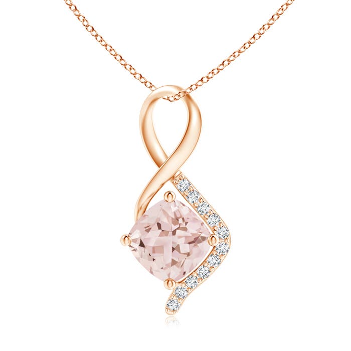 AAA - Morganite / 0.82 CT / 14 KT Rose Gold