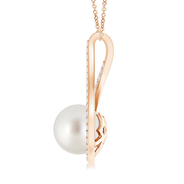 AAA - South Sea Cultured Pearl / 7.5 CT / 14 KT Rose Gold