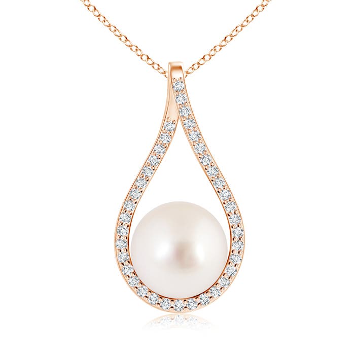 AAAA - South Sea Cultured Pearl / 7.5 CT / 14 KT Rose Gold