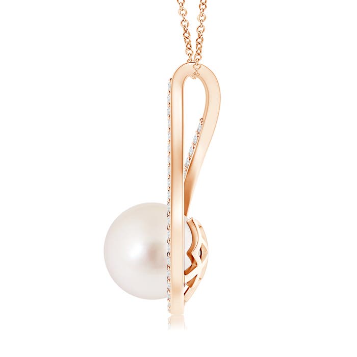 AAAA - South Sea Cultured Pearl / 7.5 CT / 14 KT Rose Gold