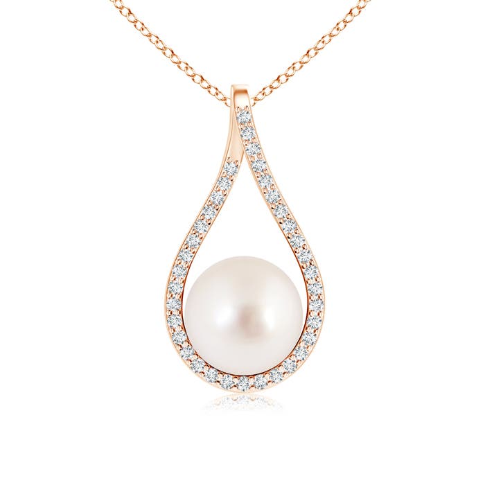 AAAA - South Sea Cultured Pearl / 5.47 CT / 14 KT Rose Gold