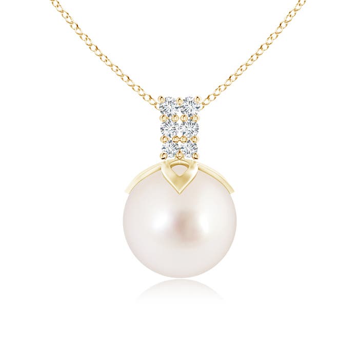 AAAA - South Sea Cultured Pearl / 5.34 CT / 14 KT Yellow Gold