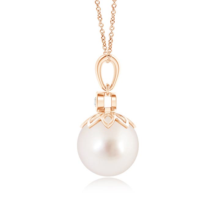 AAAA - South Sea Cultured Pearl / 7.24 CT / 14 KT Rose Gold