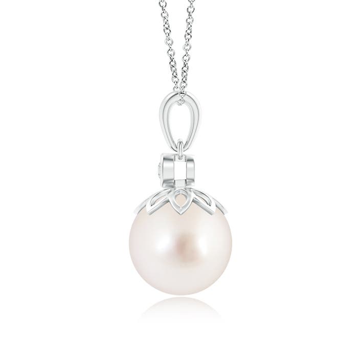 AAAA - South Sea Cultured Pearl / 7.24 CT / 14 KT White Gold