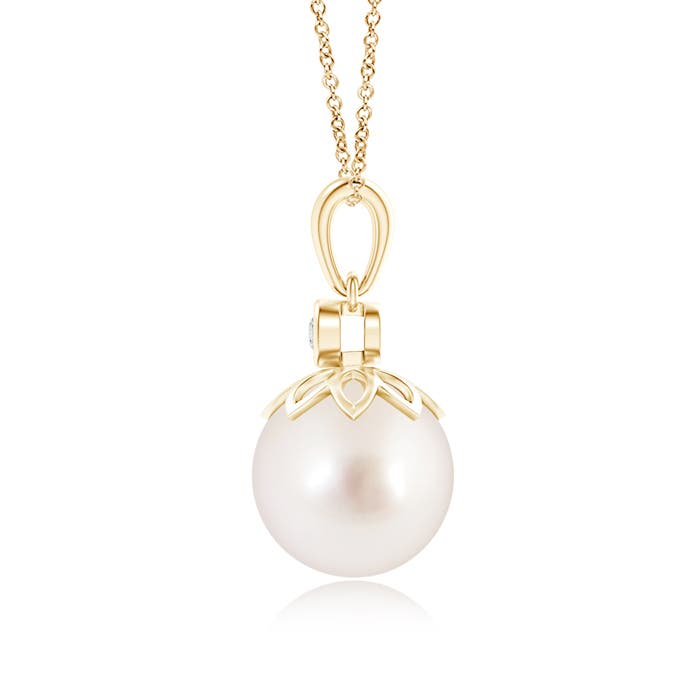 AAAA - South Sea Cultured Pearl / 7.24 CT / 14 KT Yellow Gold